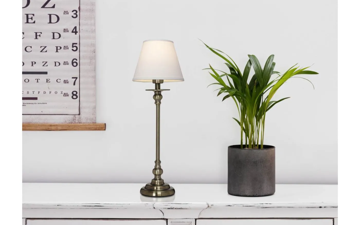 Sophie Lampfot 39cm Antik