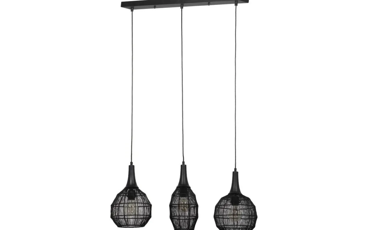 Soraya Takpendel 3-os E27 mattsvart