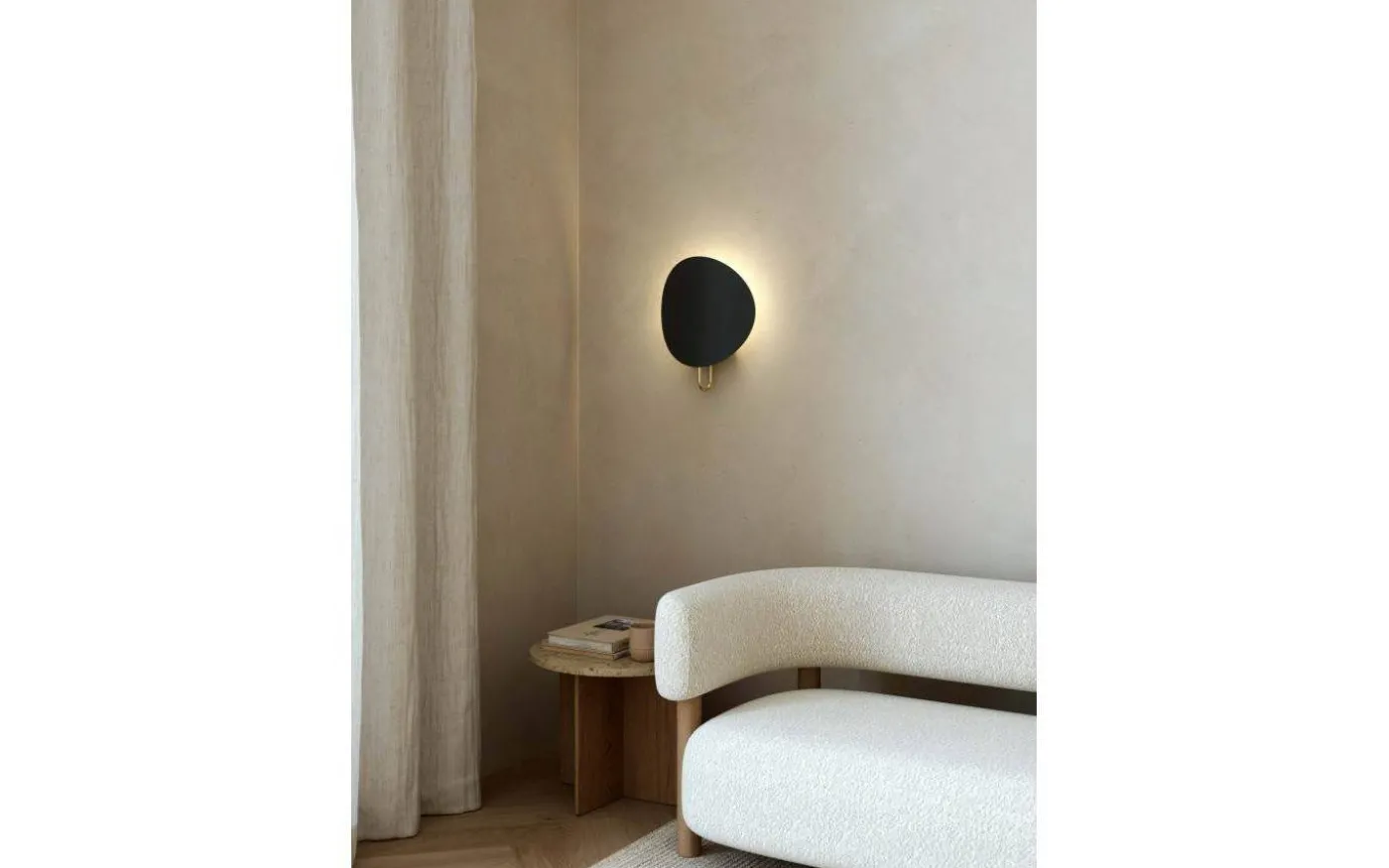 Spargo Vägglampa Svart/Mässing