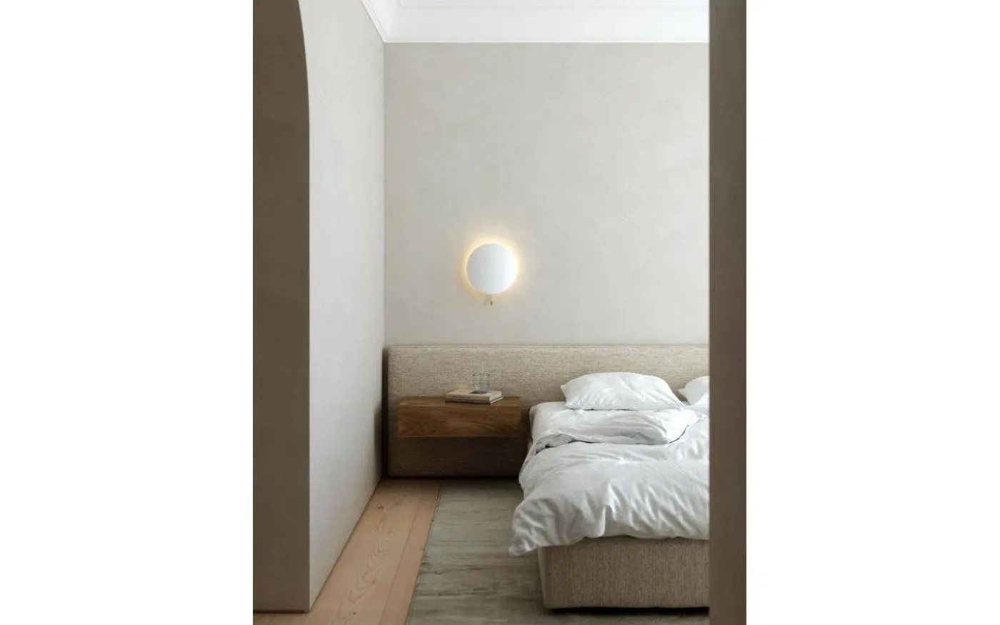 Spargo Vägglampa Vit/Mässing