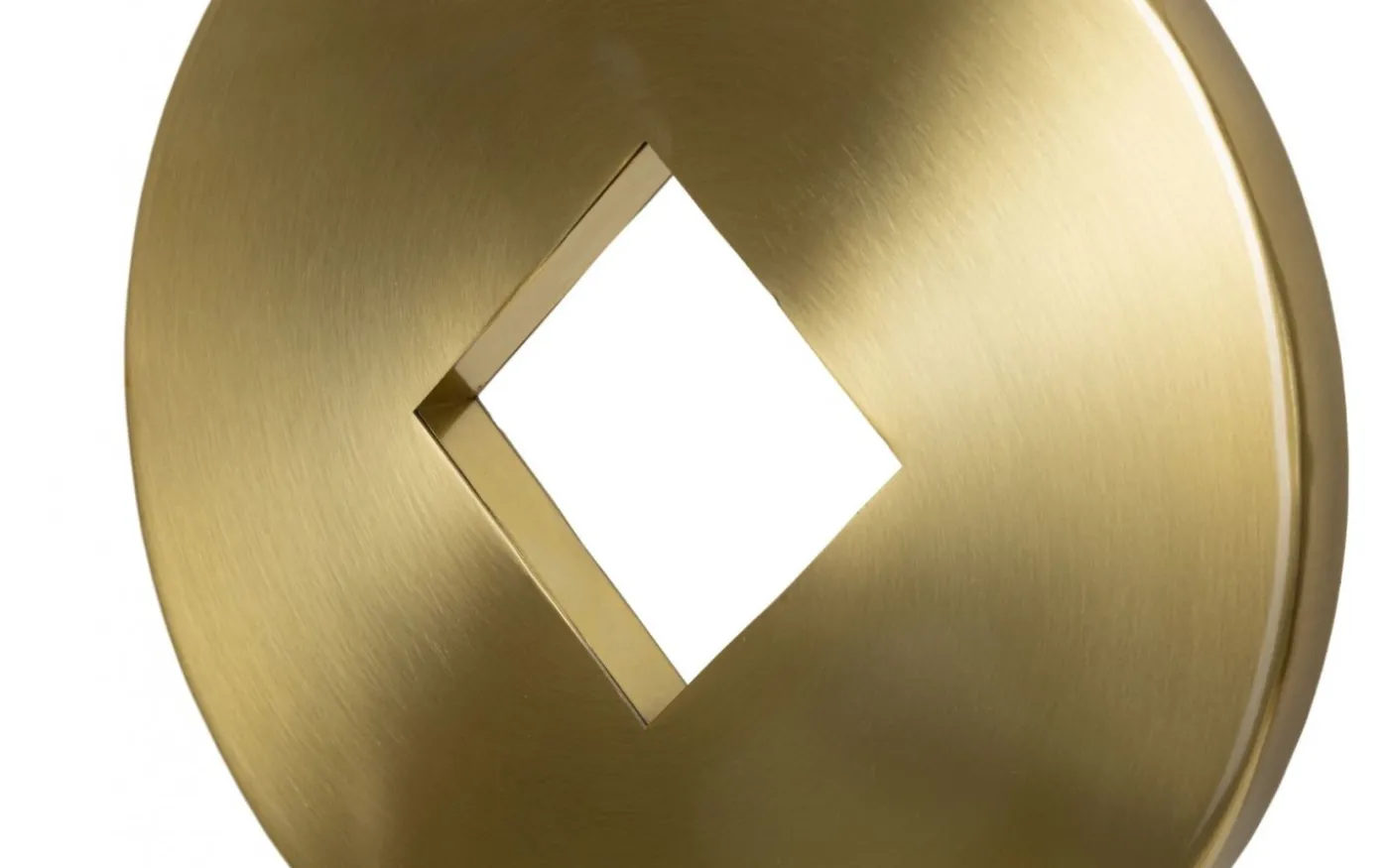 Spazio Bordslampa Mynt 53cm Vit/Guld