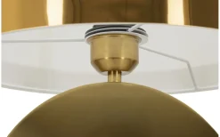 Spazio Bordslampa Mynt 53cm Vit/Guld