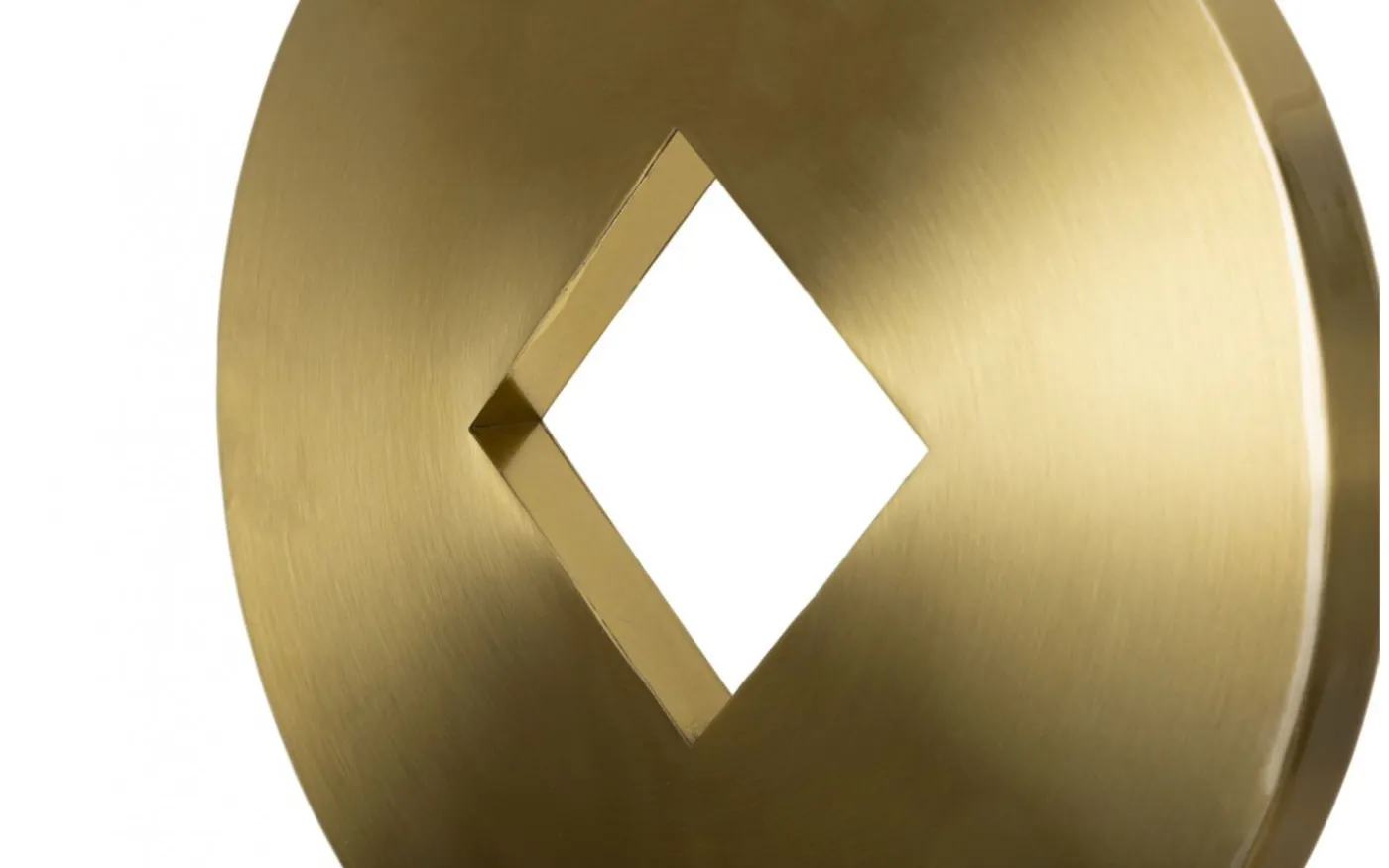 Spazio Golvlampa Mynt 151cm Vit/Guld