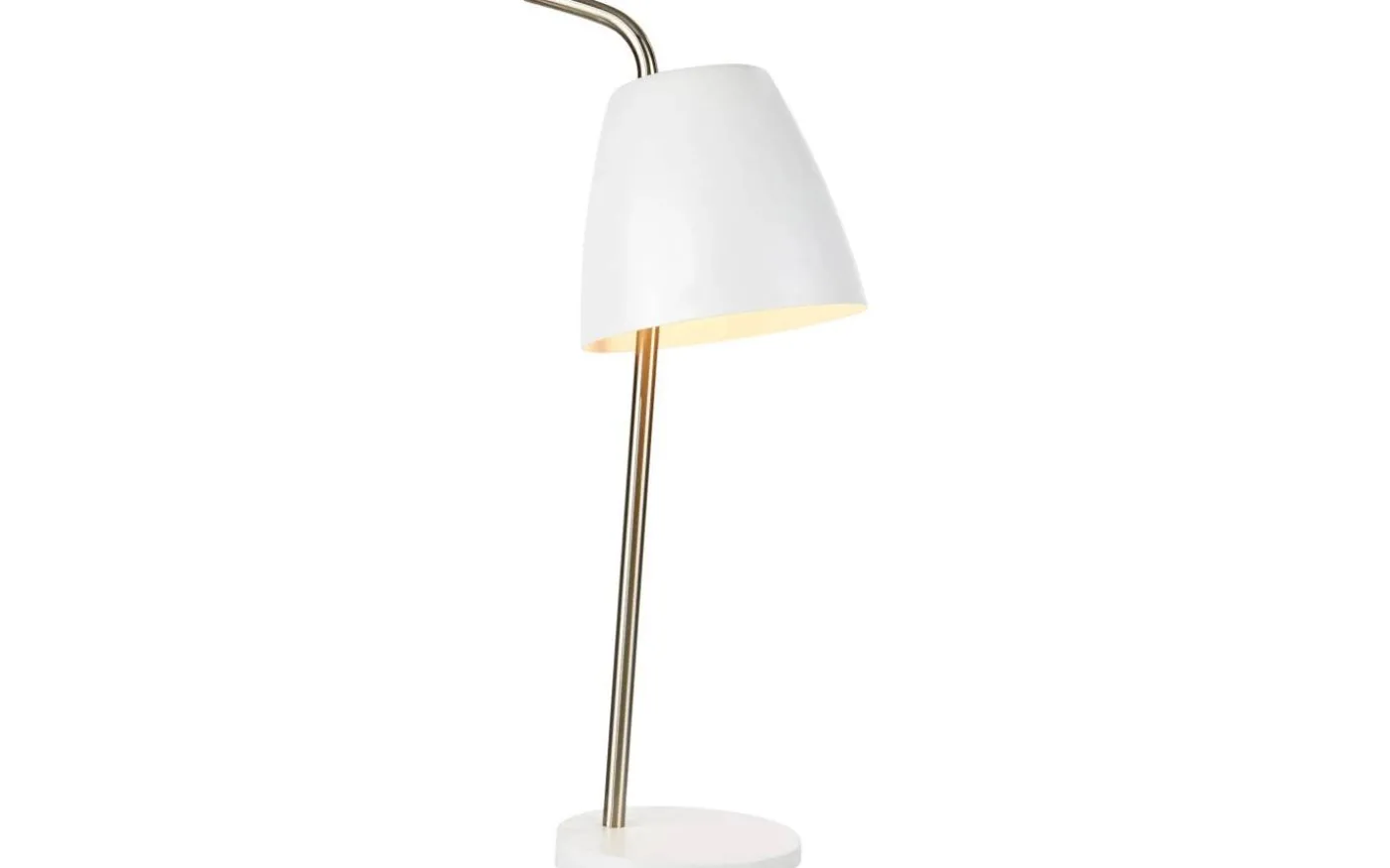 Spin Bordslampa 75cm Vit/Stål