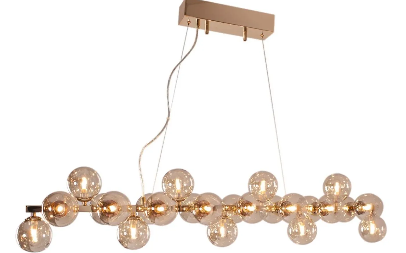 Splendor Bar Taklampa Amber