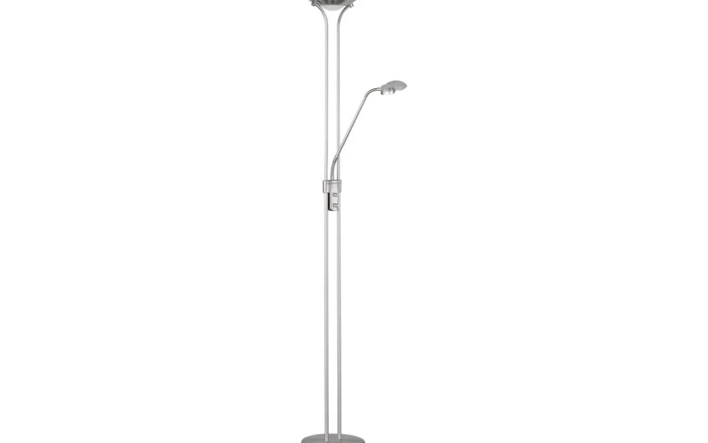 Spock Golvlampa LED uplight borstad stål