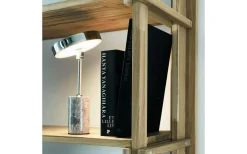 Starlight Uppladdningsbar Bordslampa 25cm LED 3000K 2W Krom/Grå Marmor