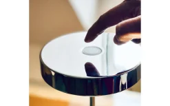 Starlight Uppladdningsbar Bordslampa 25cm LED 3000K 2W Krom/Grå Marmor