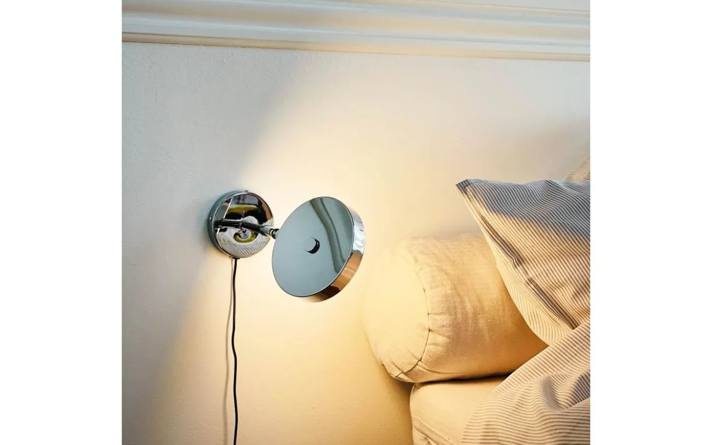 Starlight Vägglampa LED 3000K 4,5W Krom