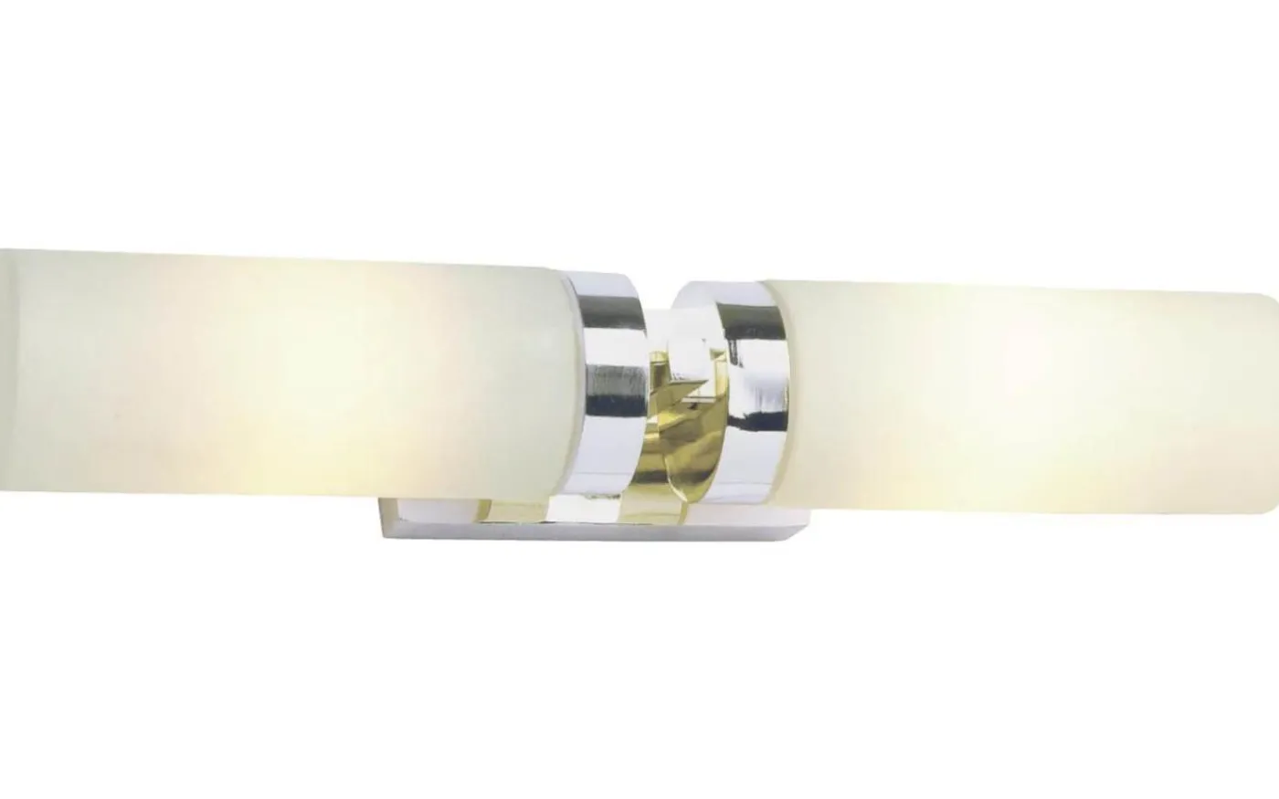 Stella Vägglampa Badrum 2xE14 IP44 Stål