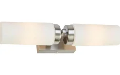 Stella Vägglampa Badrum 2xE14 IP44 Stål