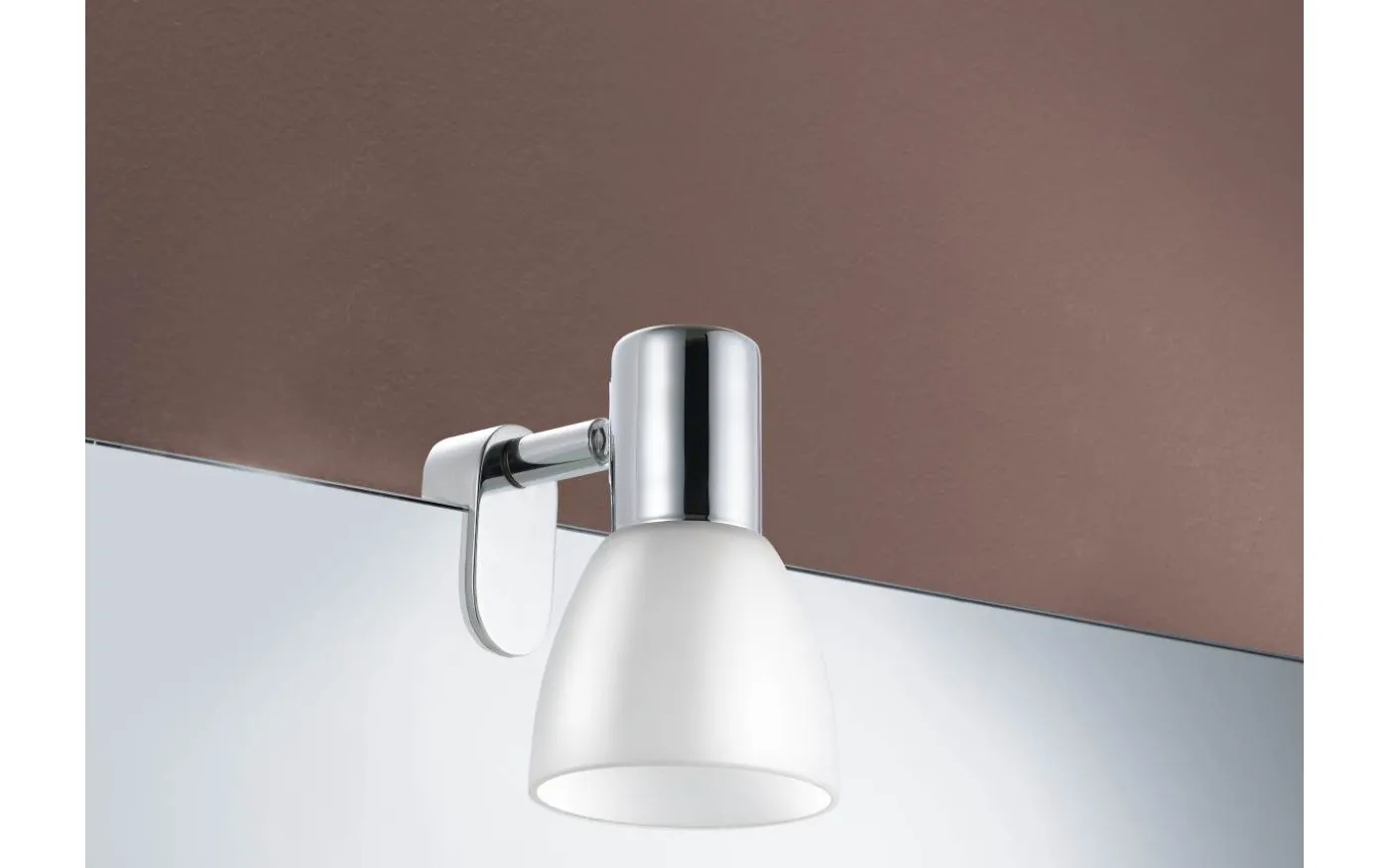 Sticker Spegelbelysning 7cm Krom