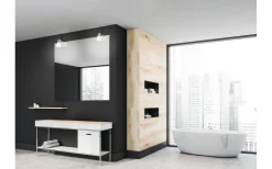 Sticker Spegelbelysning 7cm Krom