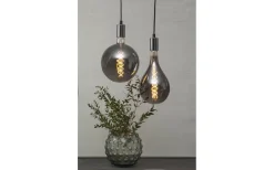 Stil Pendel E27 med 3,5m textilkabel Krom