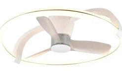 Stockholm Takfläkt 74cm LED matt vit