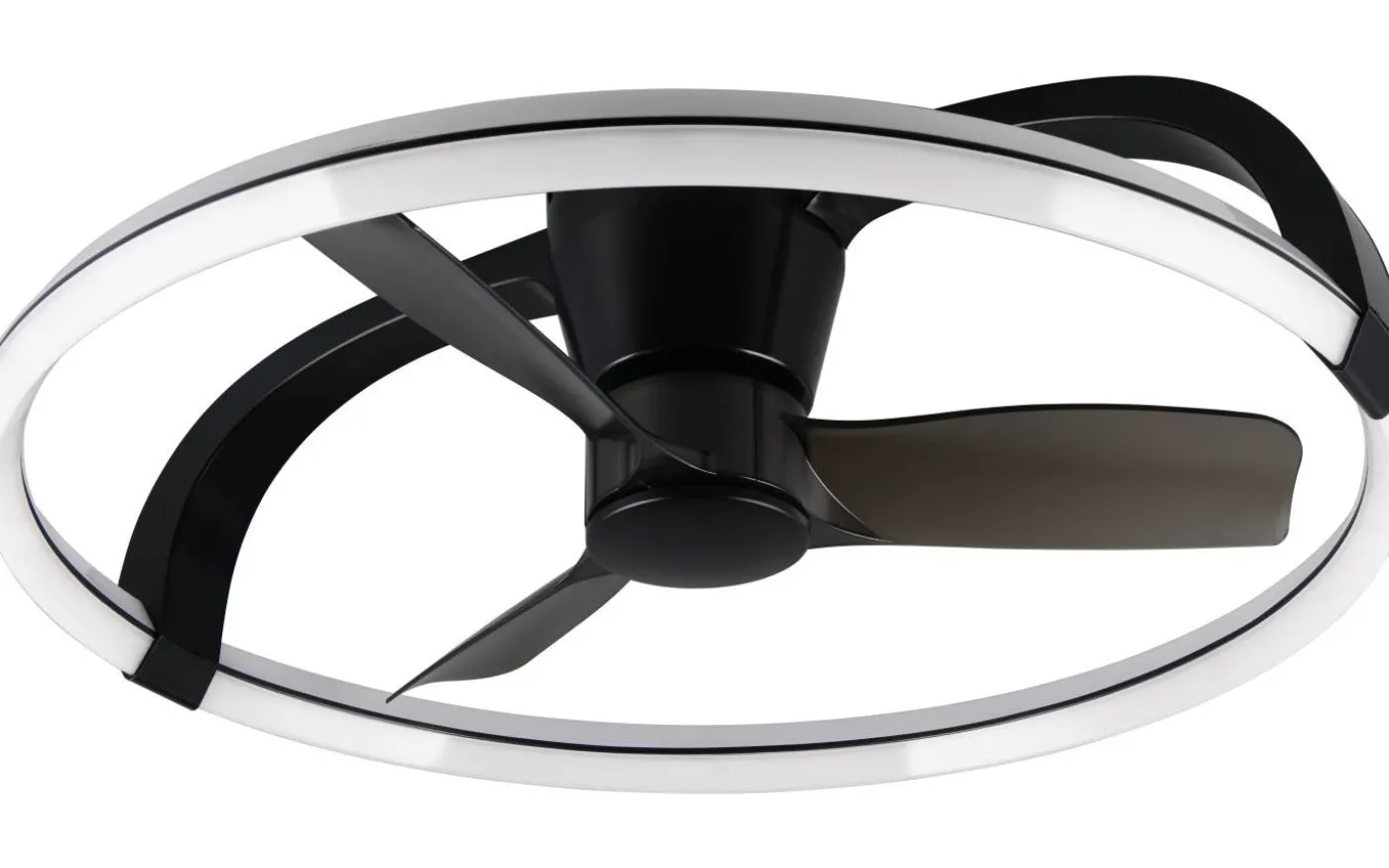 Stockholm Takfläkt 74cm LED mattsvart