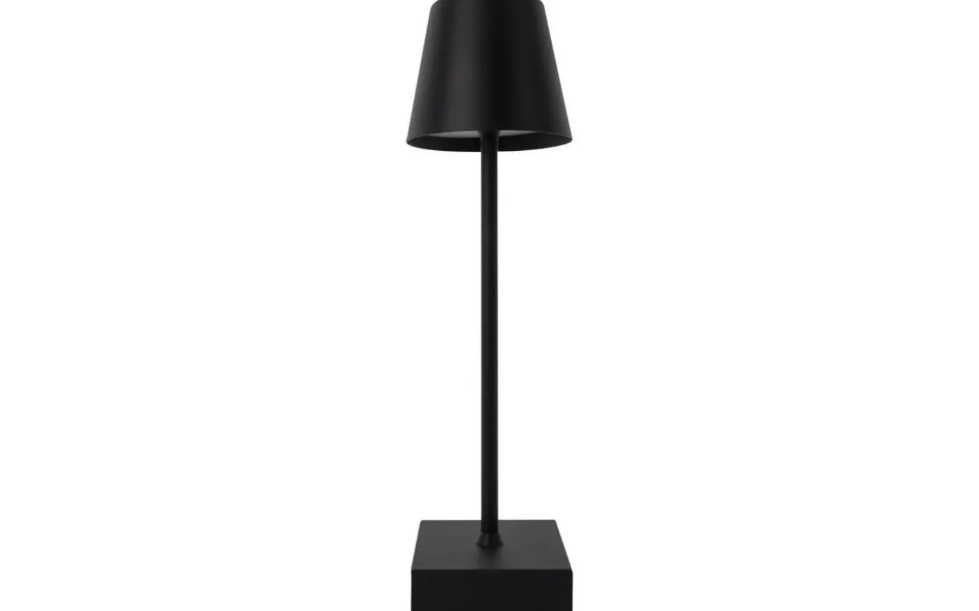 Stolpe Batteridriven Bordslampa 38cm 3000K LED Svart