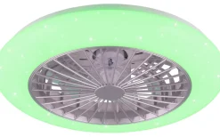 Stralsund Takfläkt 49cm LED RGBW grå stjärnljus