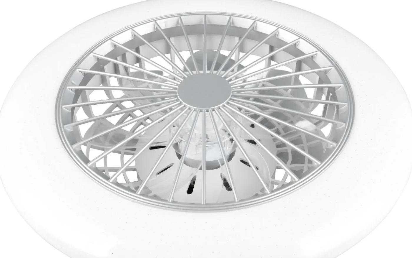 Stralsund Takfläkt 49cm LED RGBW grå stjärnljus