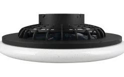 Stralsund Takfläkt 49cm LED mattsvart stjärnljus