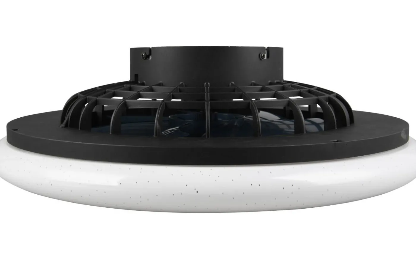 Stralsund Takfläkt 49cm LED mattsvart stjärnljus