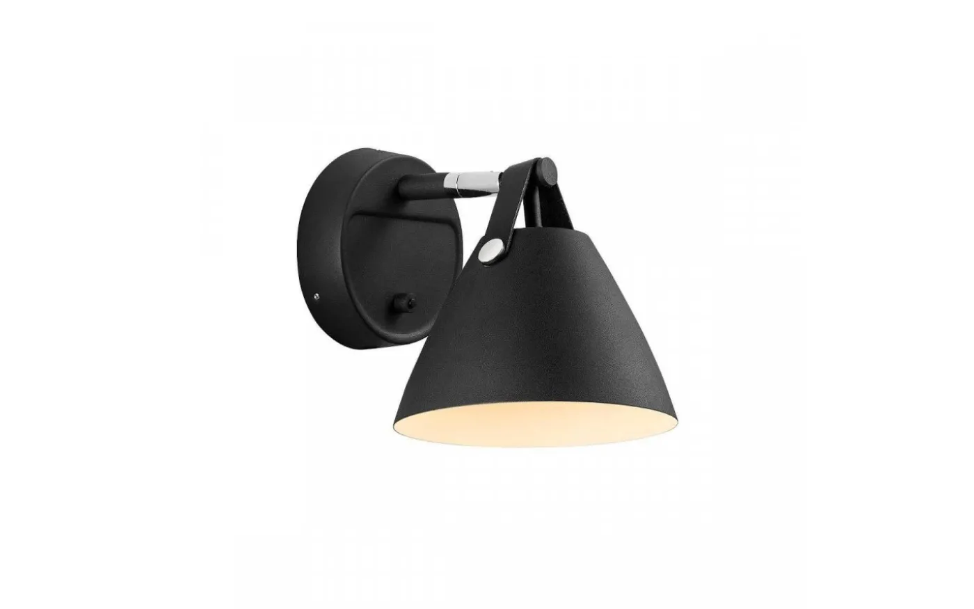 Strap 15 Vägglampa Svart