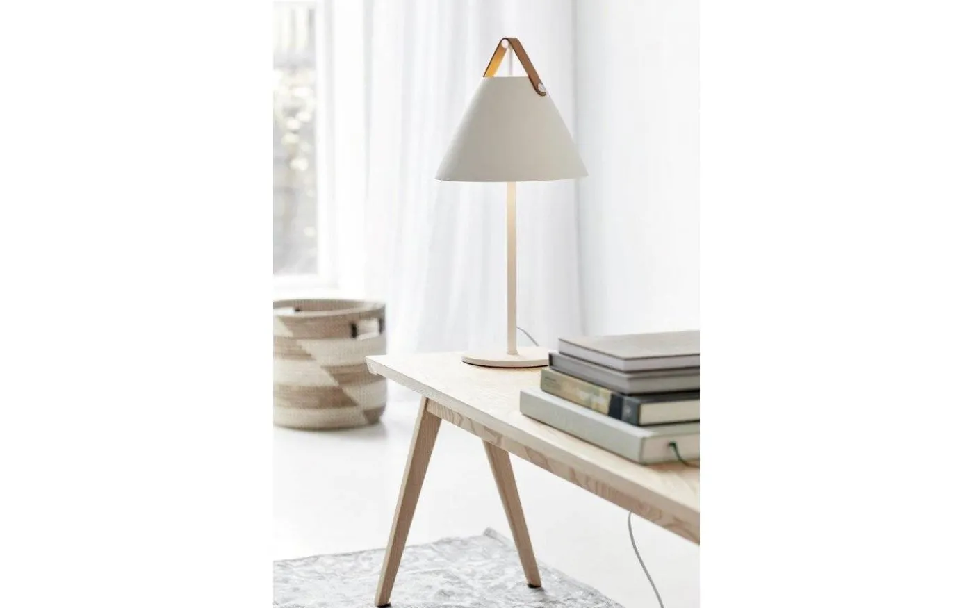 Strap Bordslampa 55cm Vit