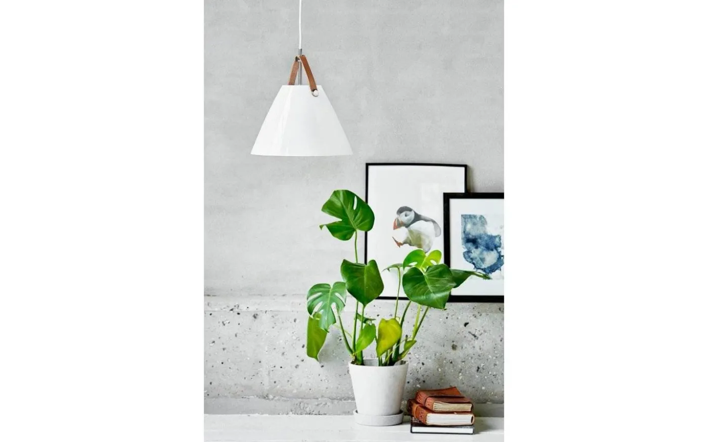 Strap Taklampa 27cm Glas