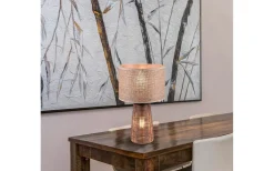 Straw Bordslampa 2xE27 brun/rotting