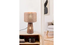 Straw Bordslampa 2xE27 brun/rotting