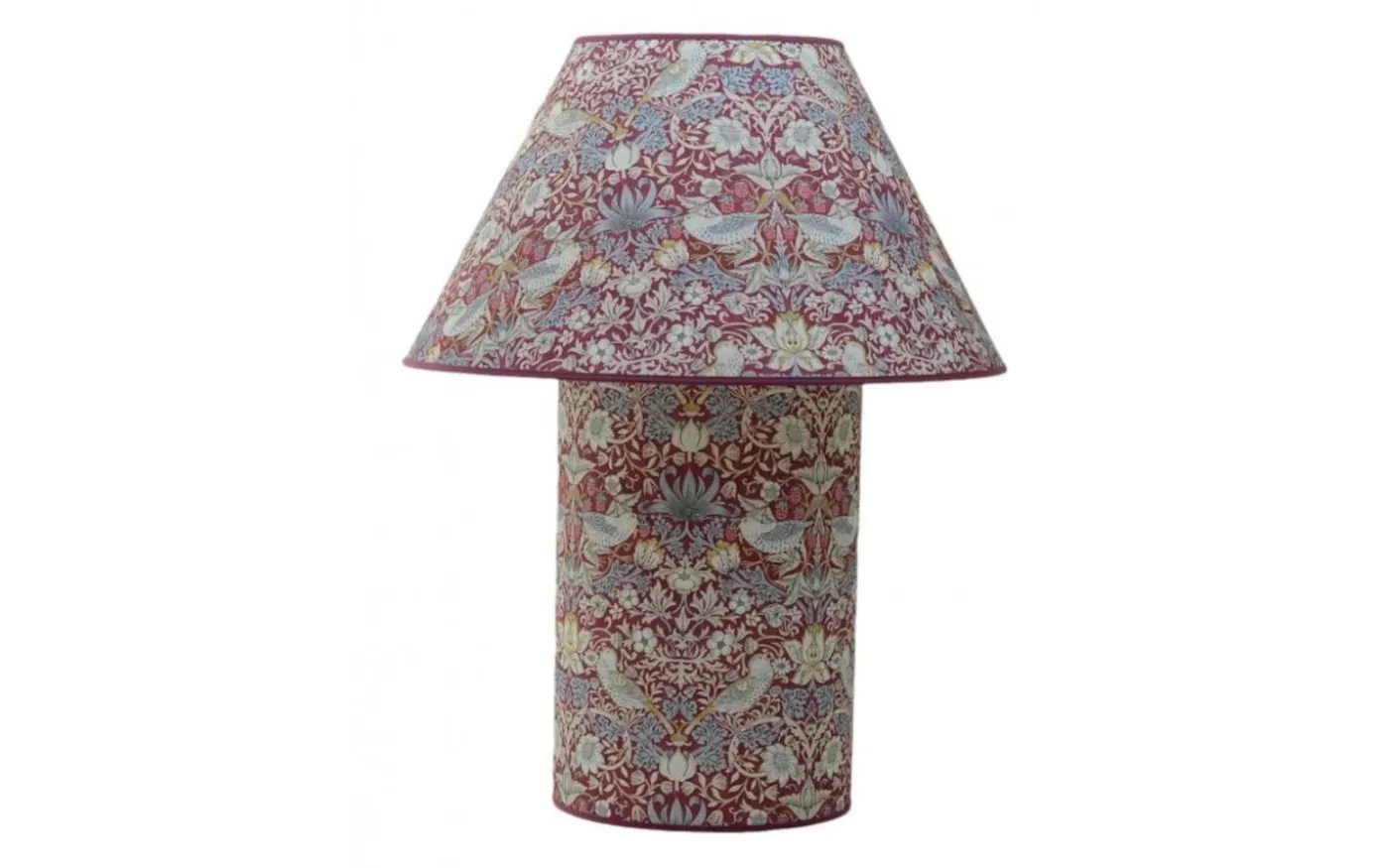 Strawberry Thief Bordslampa 65cm Plum William Morris