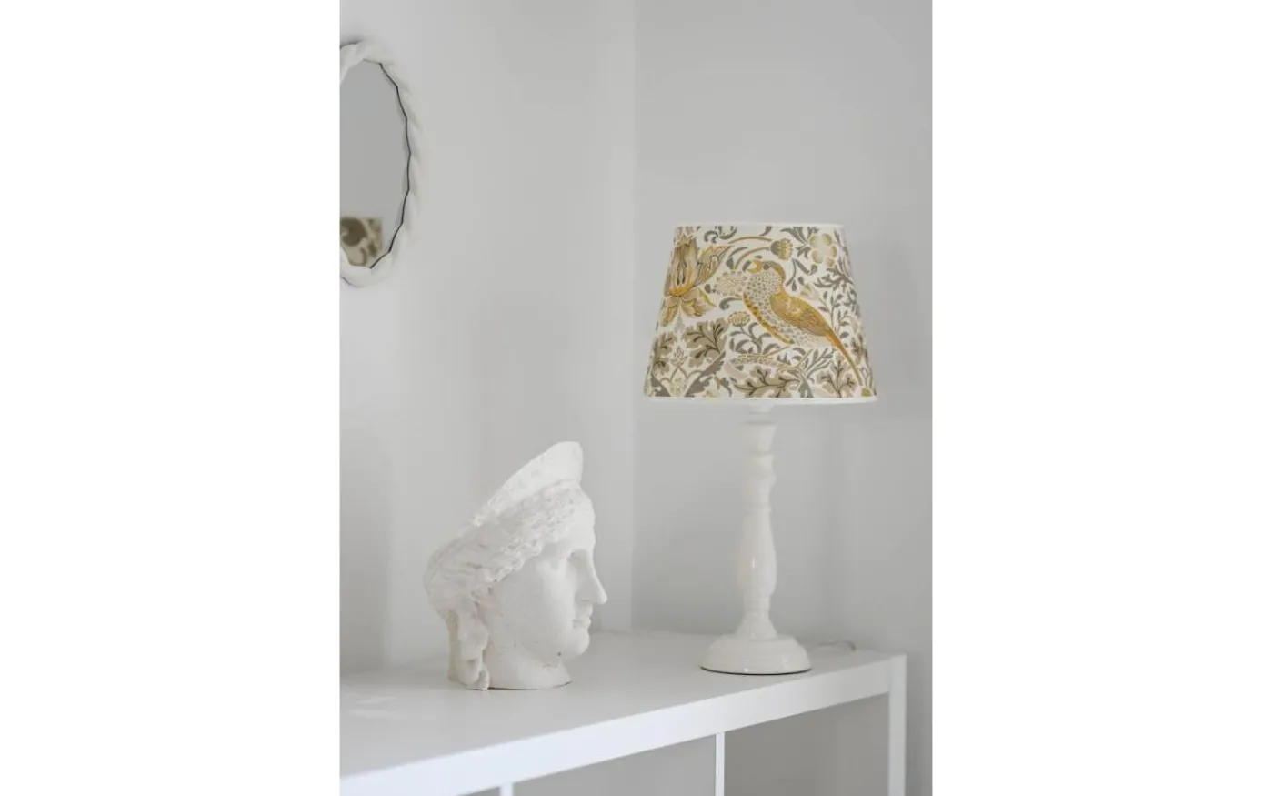 Strawberry Thief Lampskärm Ø17cm Ochre William Morris