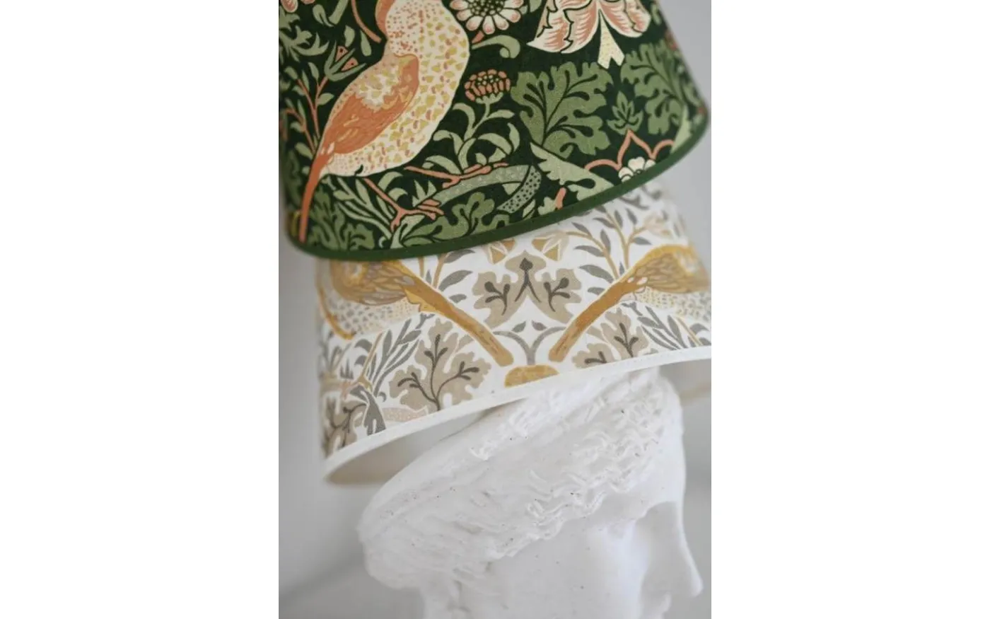 Strawberry Thief Lampskärm Ø17cm Nettle William Morris