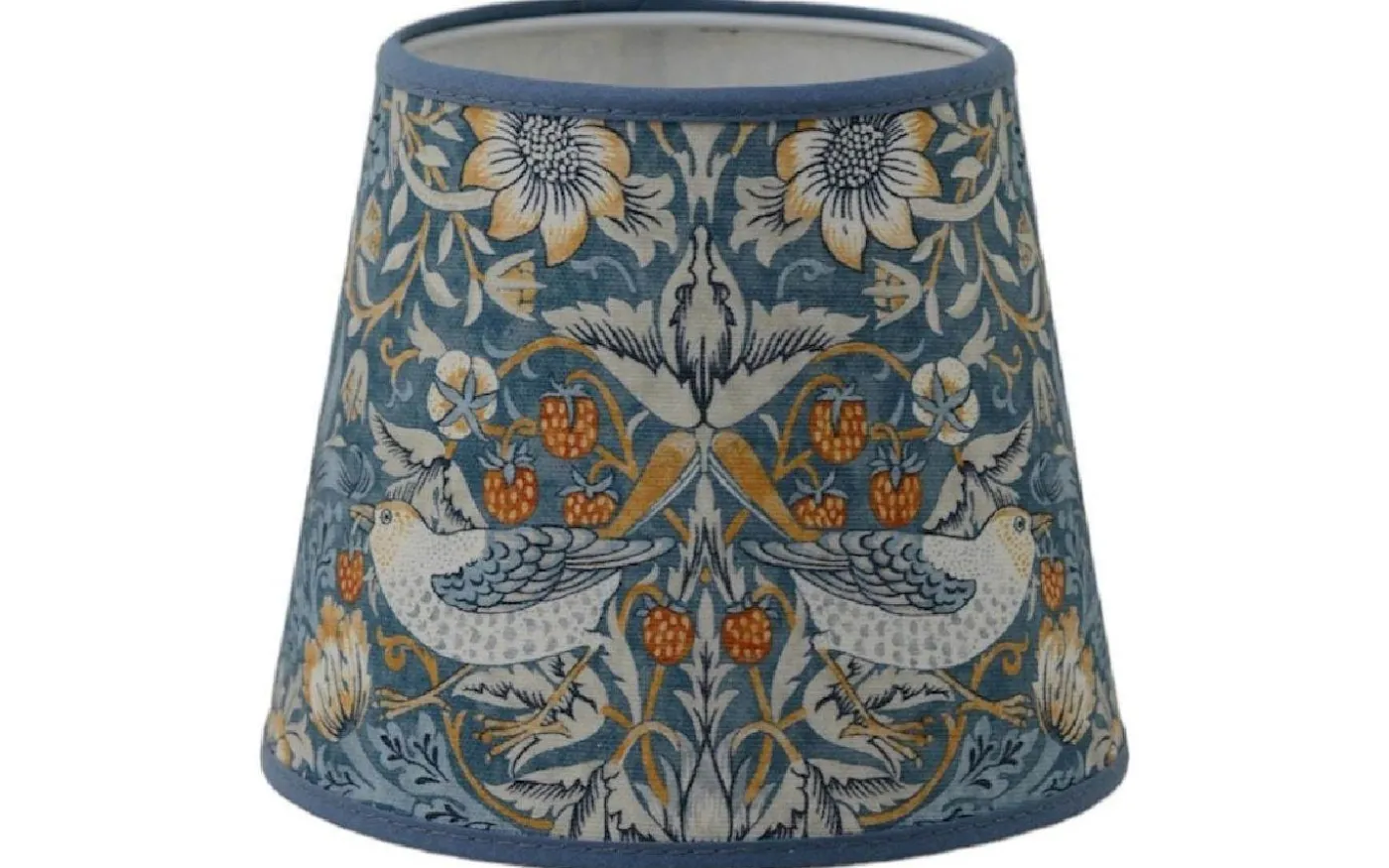 Strawberry Thief Lampskärm Ø17cm Teal William Morris