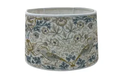 Strawberry Thief Oval Lampskärm 20cm Linen William Morris