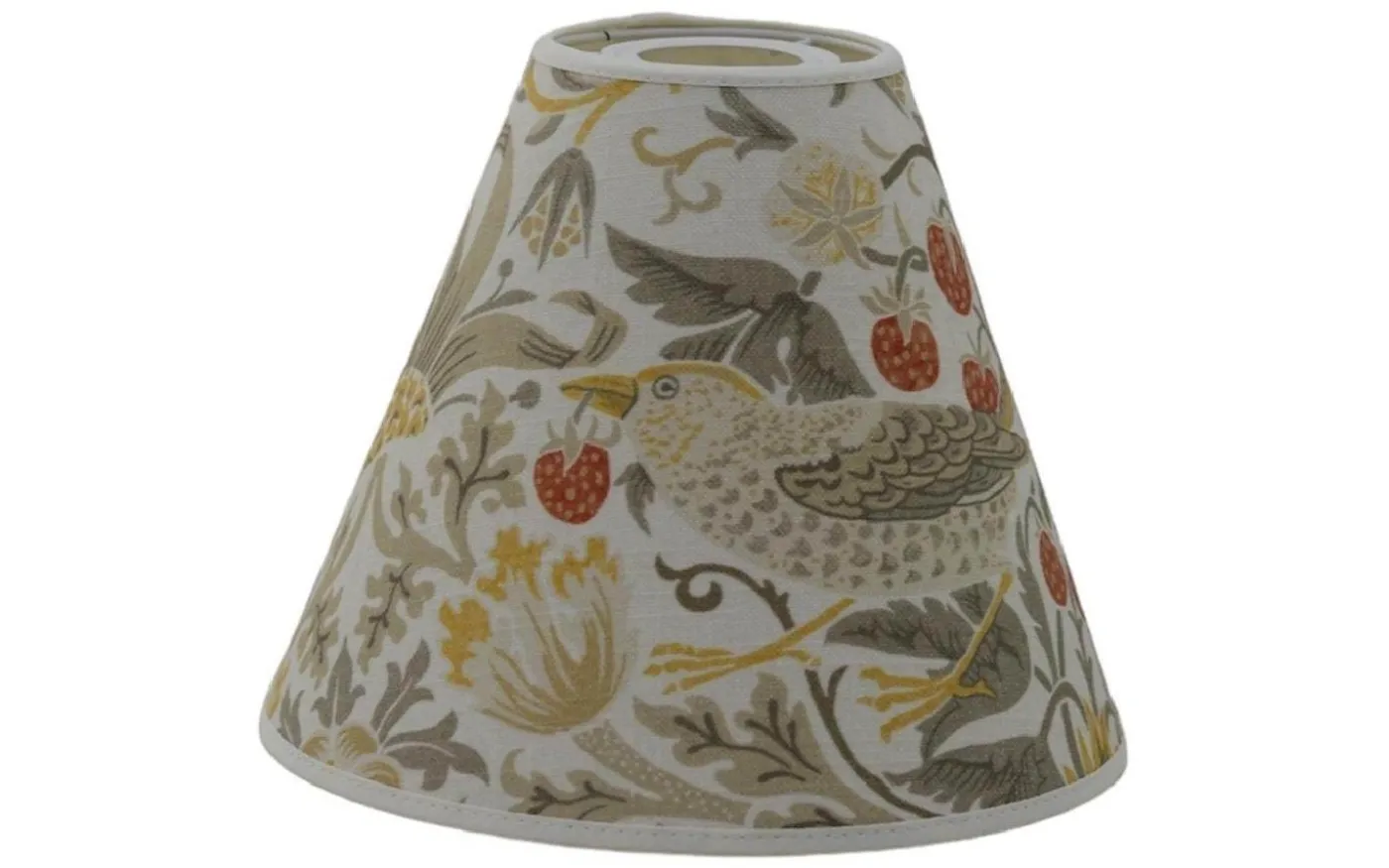 Strawberry Thief Toppringsskärm Ø22cm Ochre William Morris