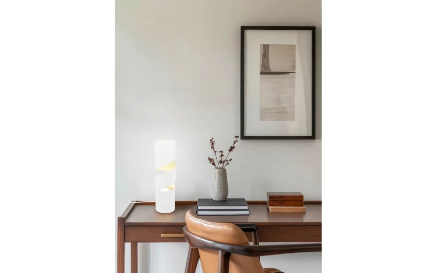 Stream Bordslampa GU10 matt vit