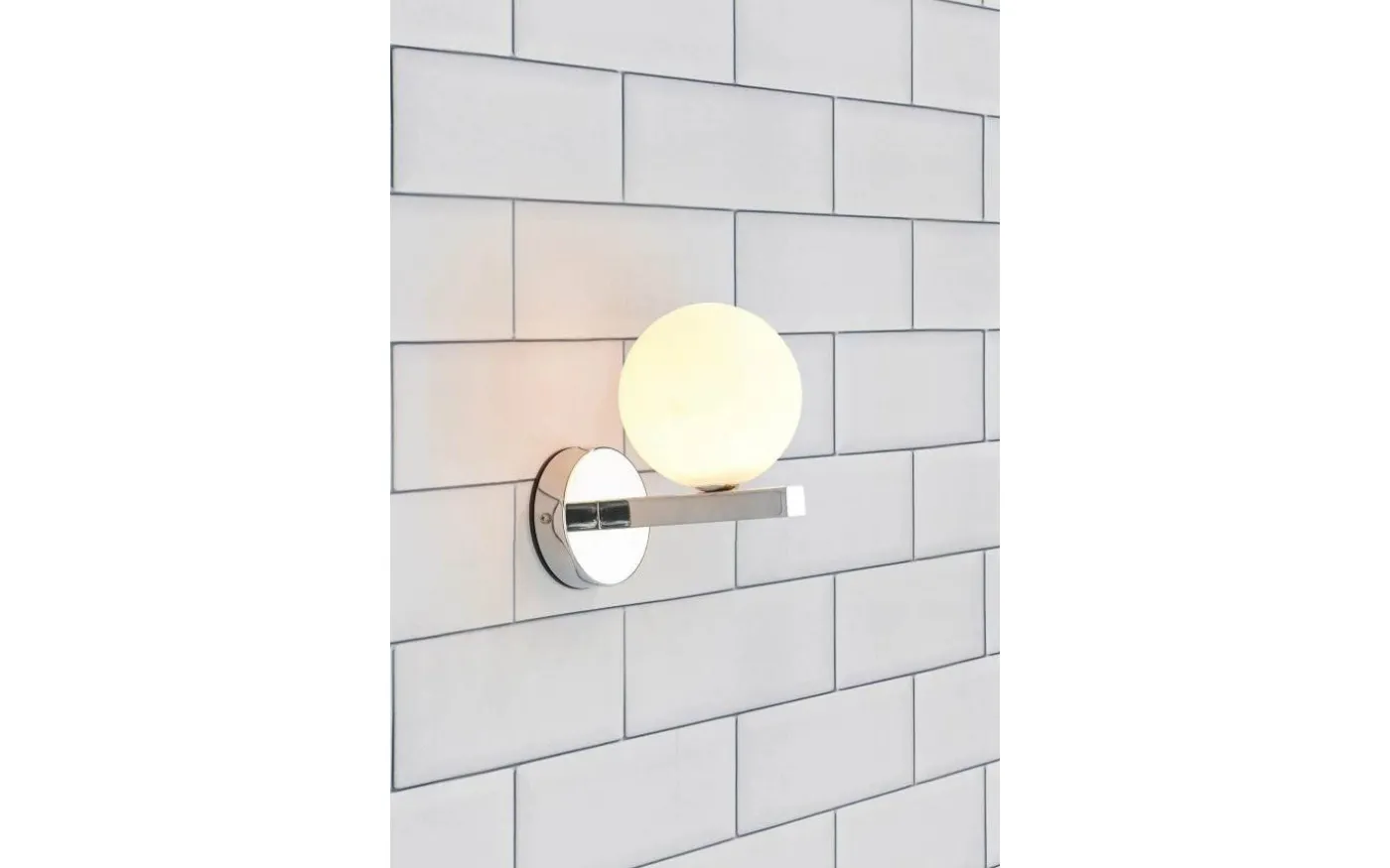 Stream Vägglampa Krom IP44