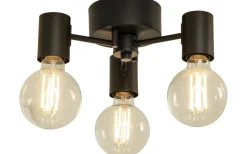 Strict Plafond 31cm Svart