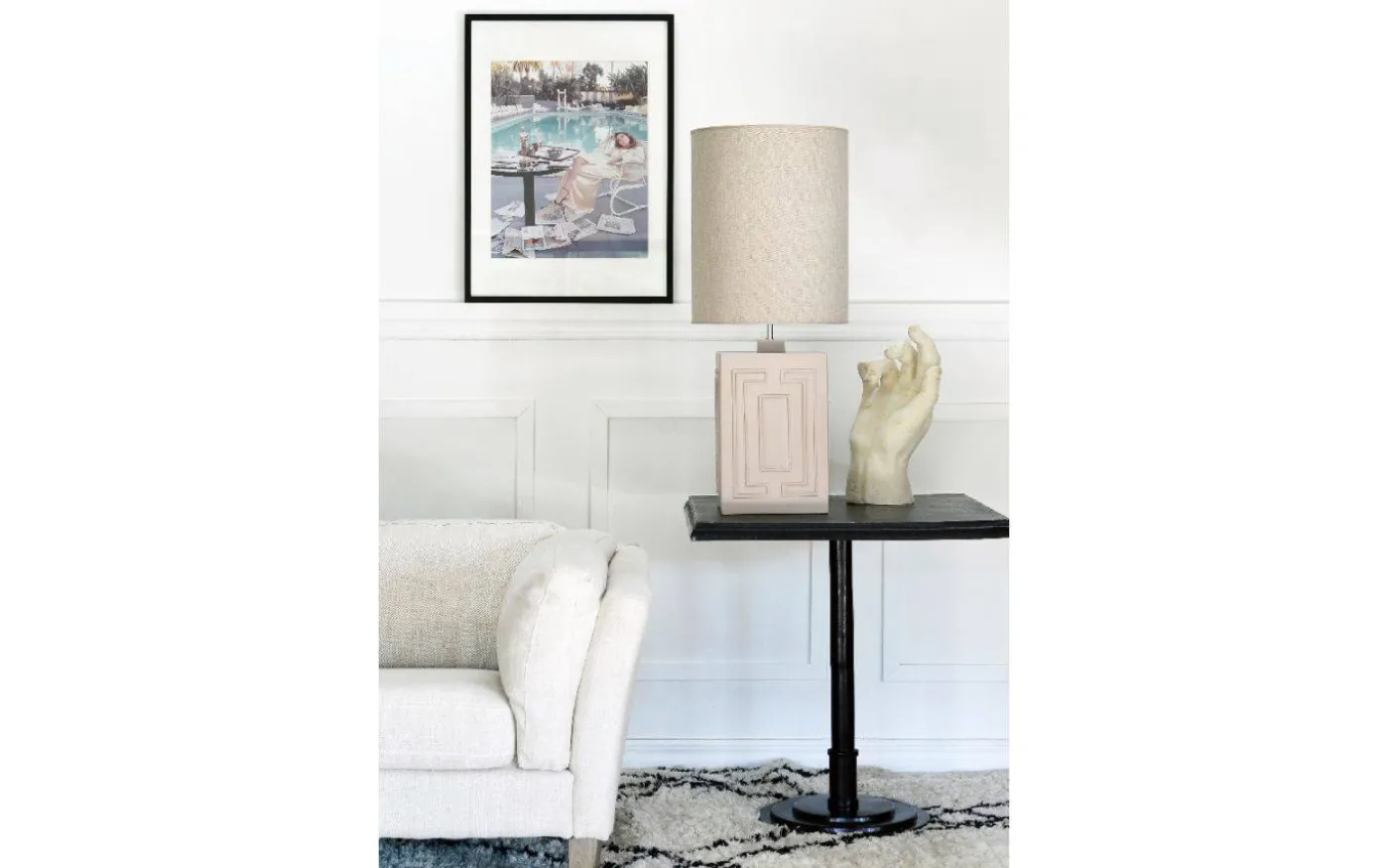 Studio 54 Lampskärm Cylinder Ø35cm Natur