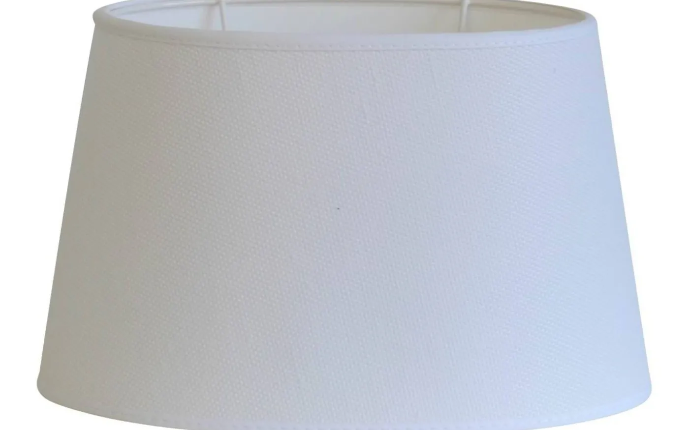 Studio 54 Lampskärm Oval 25cm Vit