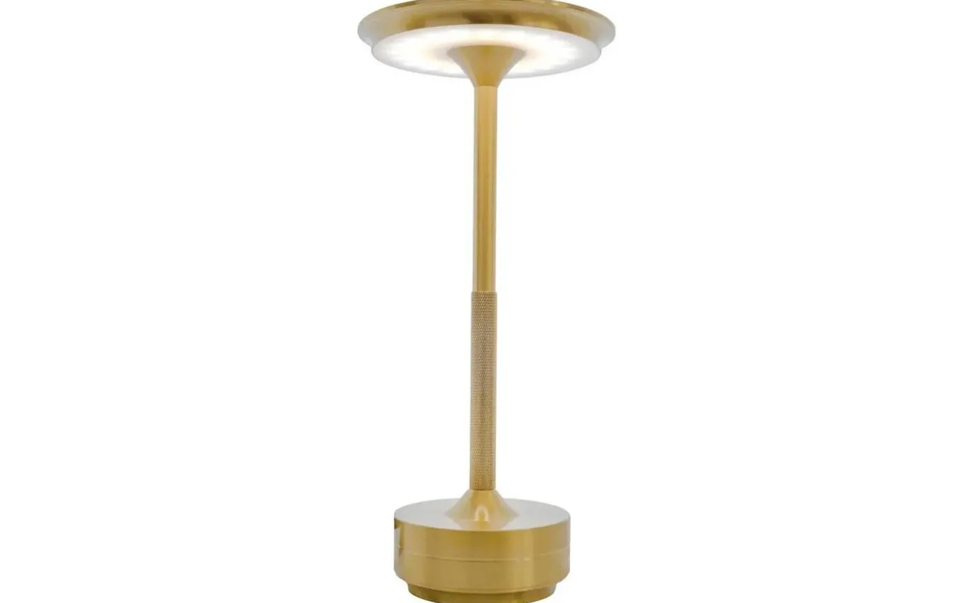 Svampen Laddbar Bordslampa 29cm CCT LED Mässing