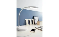Swan Skrivbordslampa LED USB 45cm Vit