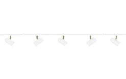 Swan Vägg/Takspotlight 153cm Vit 5L