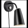 Sway Vägglampa 26cm USB Svart