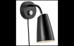 Sway Vägglampa 26cm USB Svart