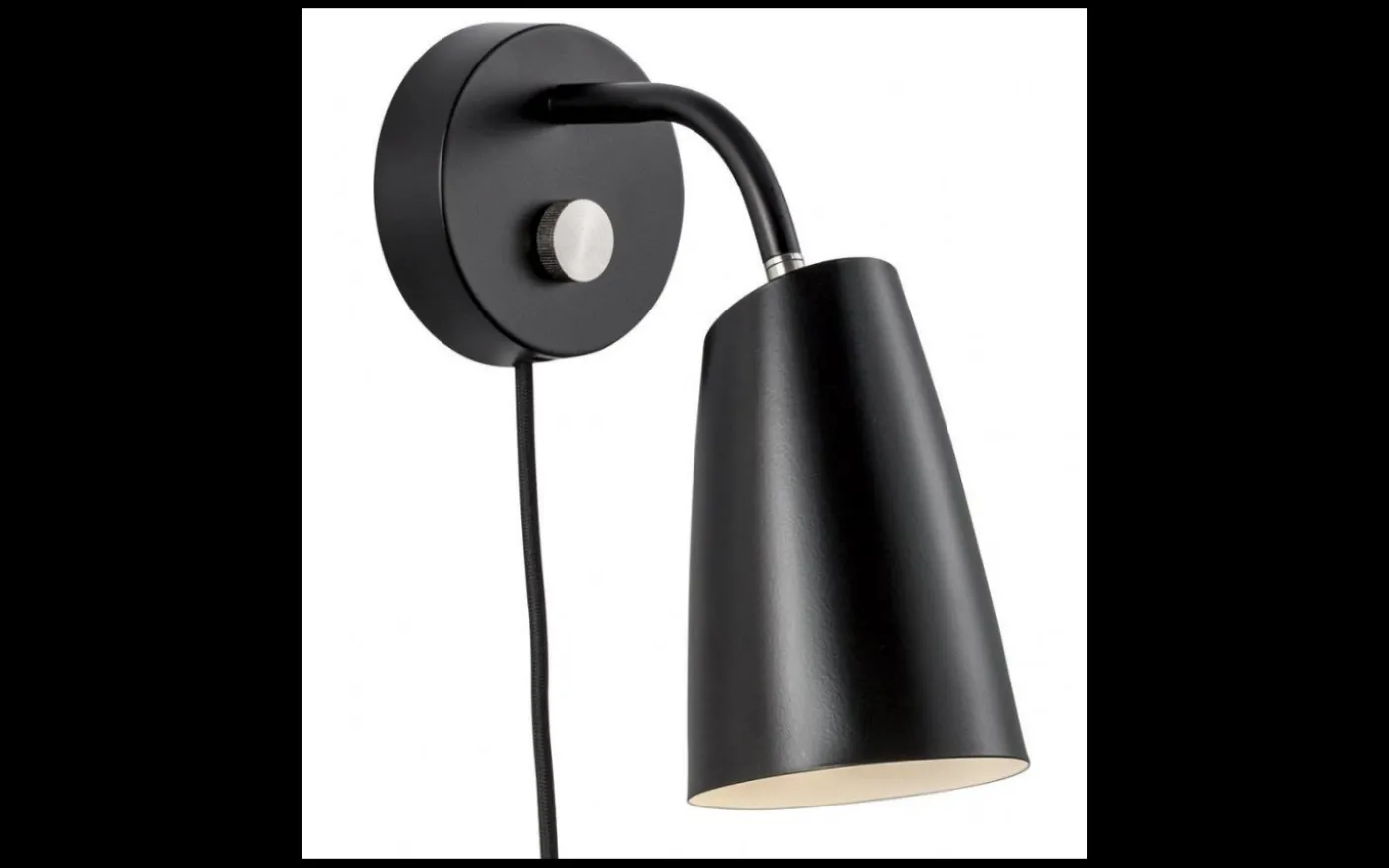 Sway Vägglampa 26cm USB Svart
