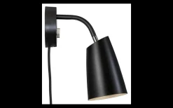 Sway Vägglampa 26cm USB Svart