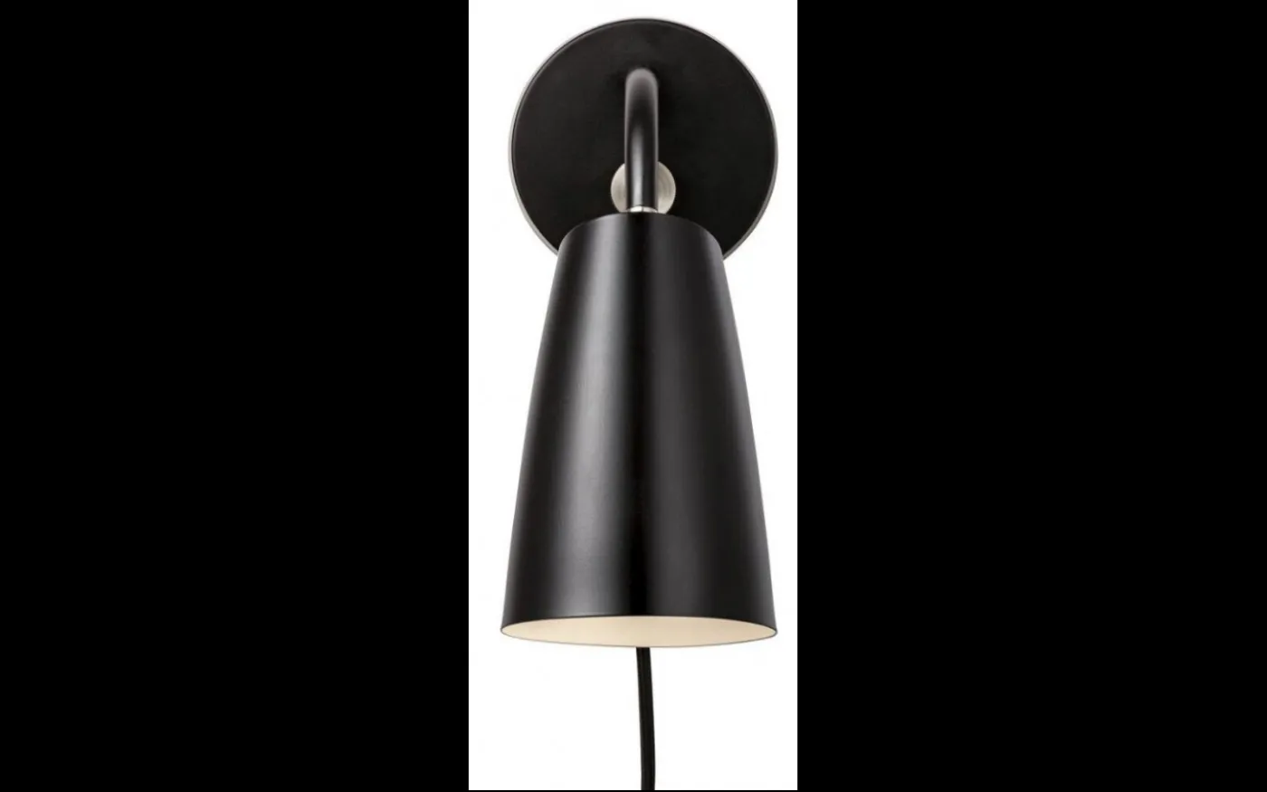 Sway Vägglampa 26cm USB Svart