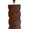 Swirl Lampfot 54cm Dark Terracotta